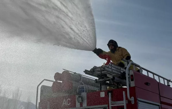 Fire Erupts in Kazakhstan's Ile-Alatau National Park