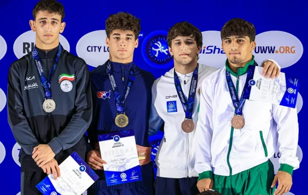 Athens Brings Bronze for Tajik young freestyle wrestler