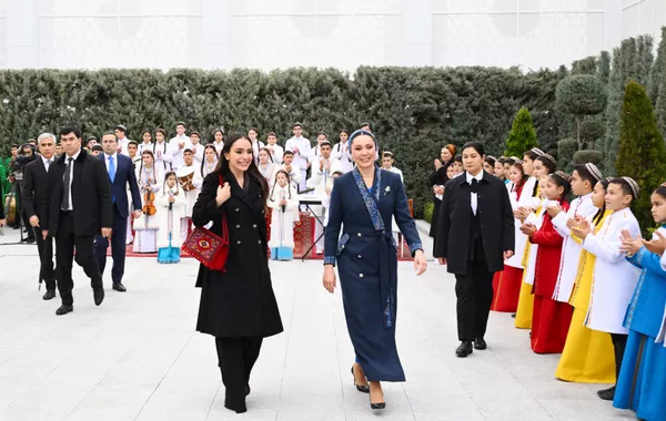 Leyla Aliyeva Joins Opening of Turkmenistan Children’s Charity
