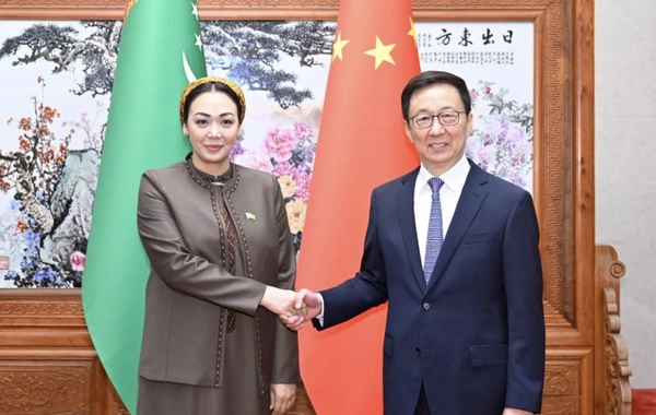 Chinese Vice President Meets Chairperson of Turkmenistan’s National Assembly