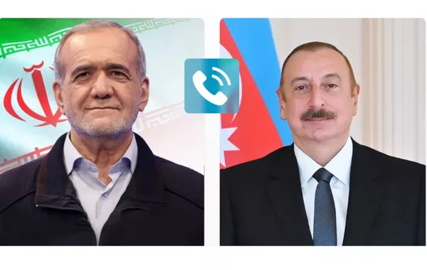 Pezeshkian Thanks Aliyev for Azerbaijan’s Humanitarian Aid to Iran