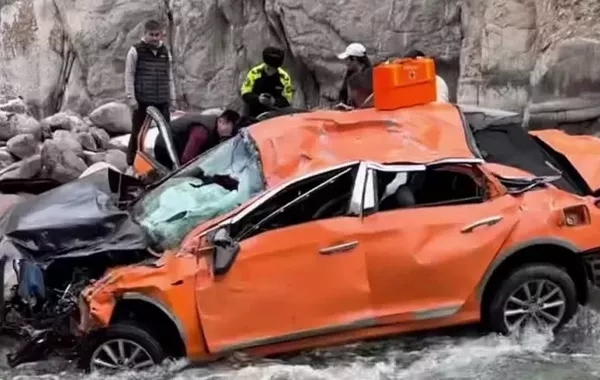 Car Plunges Into River Near Bishkek, Killing Three in Tragic Crash
