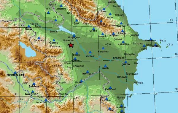 Magnitude 3.1 Earthquake Jolts Azerbaijan’s Tartar