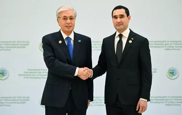Kazakh President Arrives in Ashgabat for International Forum