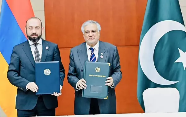 Pakistan, Armenia Take Historic Step in Bilateral Relations