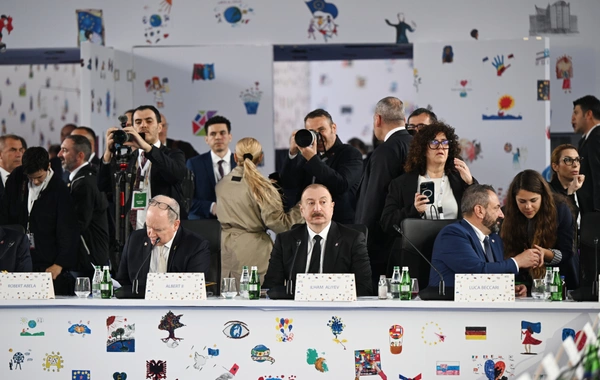 President Ilham Aliyev Attends Opening Plenary of 6th European Political Community Summit