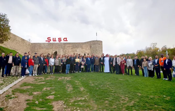 Int'l Conference Participants Visit Azerbaijan's Shusha