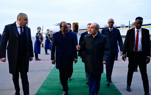 Somalia's President Arrives in Azerbaijan for Official Visit