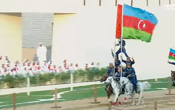 Azerbaijani Cavalry Showcases Performance at UAE National Day