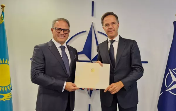 Kazakh Ambassador Presents Credentials to NATO Secretary General
