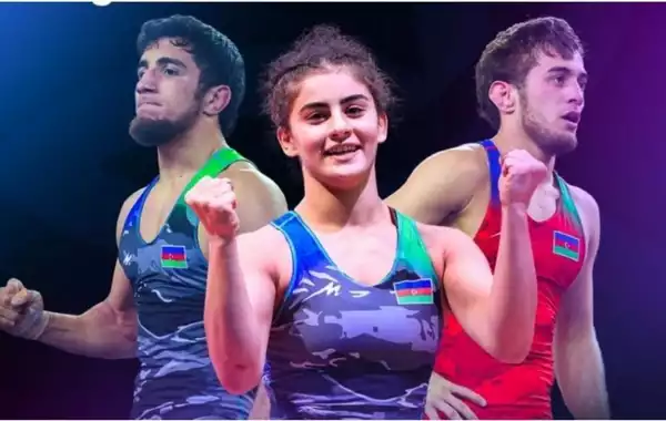 Azerbaijani U23 Wrestlers Excel at European Championships in Tirana