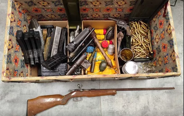 Russian Police Discover Weapons Cache in Pensioner’s Apartment