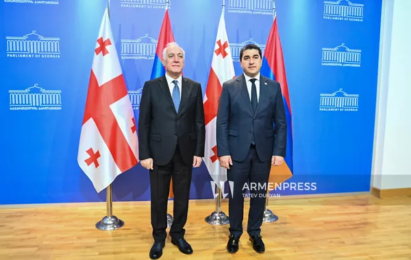 Armenian President Holds Meeting with Georgian Parliament Speaker
