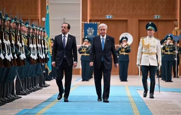 Kazakhstan Rolls Out Red Carpet for Cyprus President