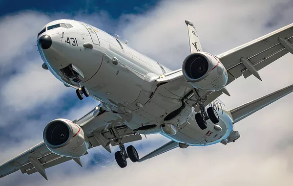 American 'Poseidon' Aircraft Patrol Near Iran's Coast