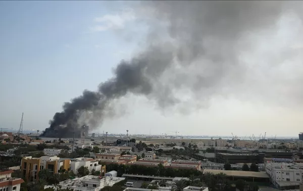 Iranian Attack Sparks Fire at Facility Near Manama, Bahrain