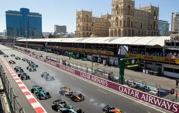 Formula 2 Sprint Race Gets Underway at Azerbaijan Grand Prix