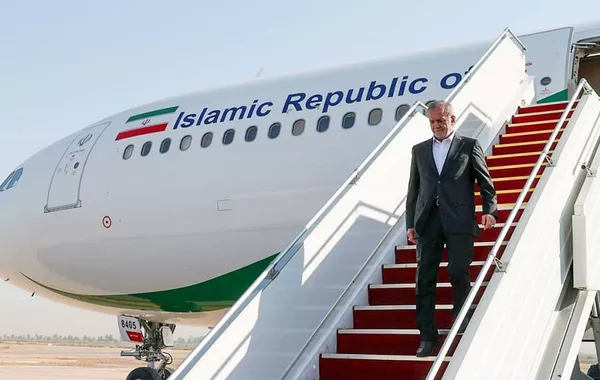 Iran President Pezeshkian Begins State Visit to Muscat