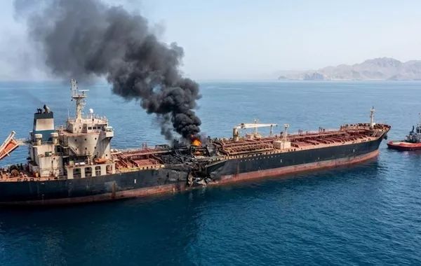 Another Tanker Hit by Unknown Projectile in Strait of Hormuz
