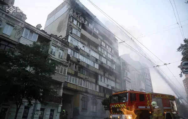 Russia Launches Deadly Mass Attack on Kyiv, Killing 2 and Injuring 16