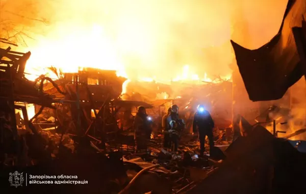 Russian Missile Strikes Rock Ukraine’s Zaporizhzhia, Leaving Casualties