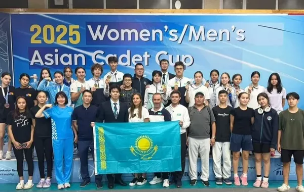 Kazakhstan’s Fencing Team Triumphs at 2025 Asian Cadet Cup