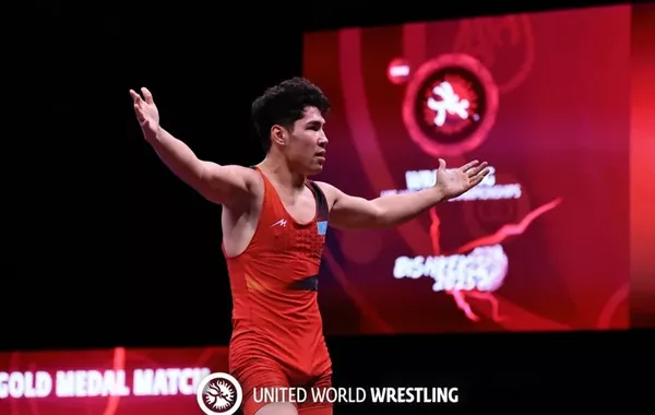 Kazakh Wrestler Scores Silver in Greco-Roman Showdown
