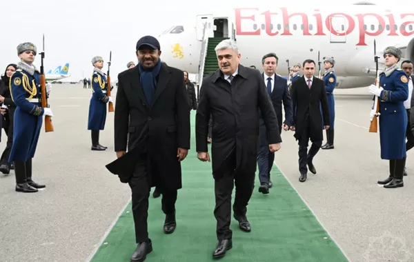Ethiopian Prime Minister Arrives in Azerbaijan for Official Visit
