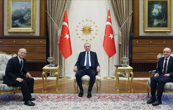 Turkish President Meets with Head of Asian Development Bank