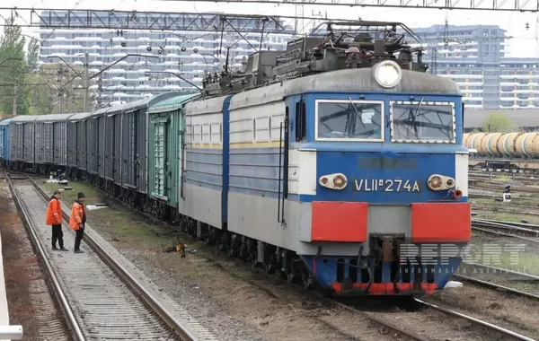 Russian Fertilizer-Laden Train Departs Bilajari Station for Armenia