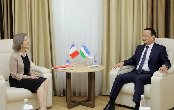 Uzbekistan, France Reaffirm Cooperation During Farewell Meeting of Ambassador Bouchez