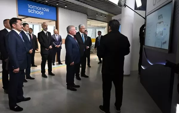 Kazakh President, Jordan’s King Tour Astana Hub in Capital