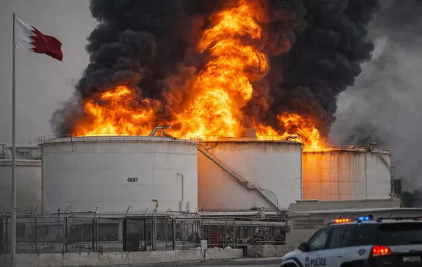 Iranian Drones Strike Fuel Facility in Bahrain