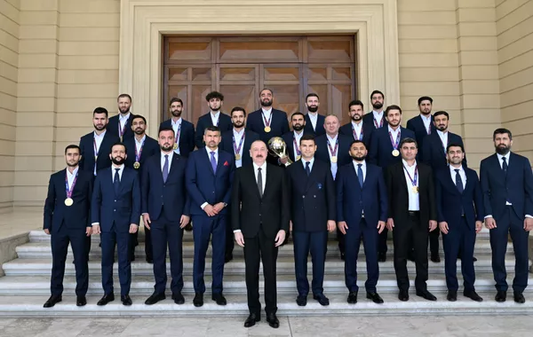 President Aliyev Receives Members of Azerbaijan National Team, Winners of Minifootball World Cup