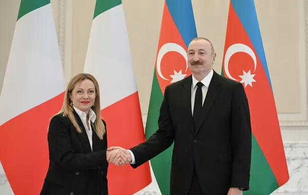 Italy's Meloni Expresses Gratitude to President Aliyev