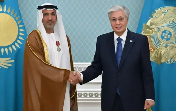 Kazakh President Honors UAE Defence Minister with Prestigious Dostyq Order