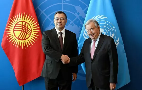 UN Secretary-General Hails Kyrgyzstan’s Role in Central Asian Stability During Talks with President Japarov