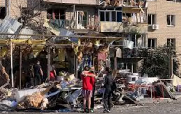 Two Waves of Russian Strikes Hit Ukraine’s Zaporizhzhia