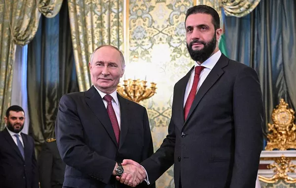 Putin Hosts Syria’s al-Sharaa in Moscow