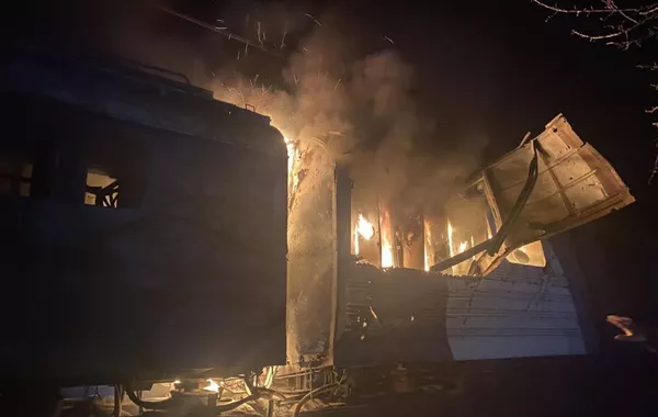 Russian Strike Targets Suburban Train in Kharkiv Region