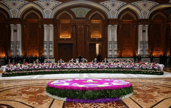 Ilham Aliyev Attends Official Reception for CIS Heads of State in Dushanbe