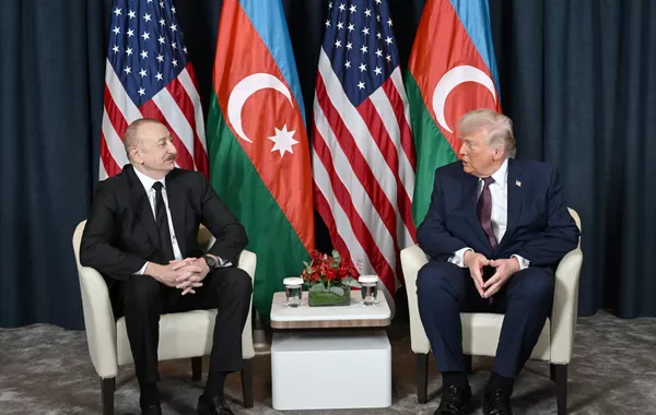Ilham Aliyev and Donald Trump Hold Meeting in Davos