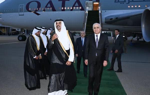 Amir of Qatar Arrives in Azerbaijan for CICA Summit