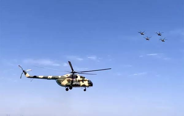 Military Pilots Carry Out Training Flights