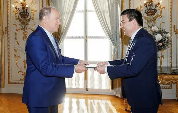 Uzbek Ambassador Presents Credentials to Prince Albert II in Monaco
