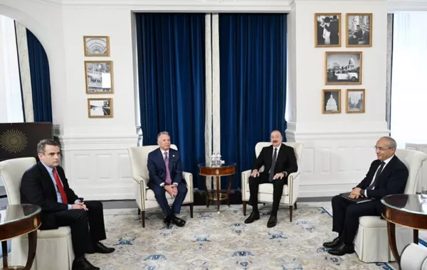President Ilham Aliyev Meets With Special Envoy of US President Steve Witkoff in Washington