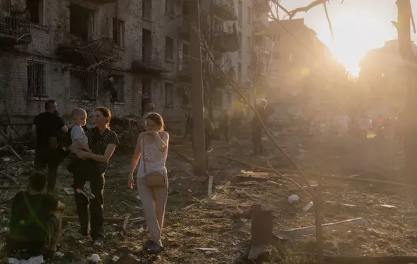 Deadly Russian Attack on Kyiv Leaves 7 Dead, 24 Injured