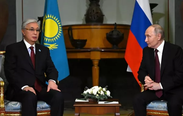 Russian, Kazakh Leaders Meet in St. Petersburg