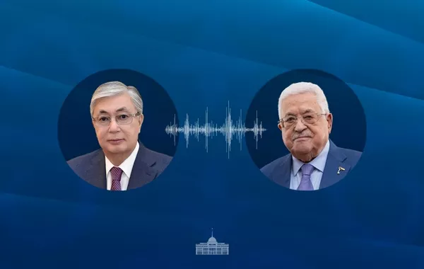 Kazakh, Palestinian Leaders Talk on Boosting Political Dialogue