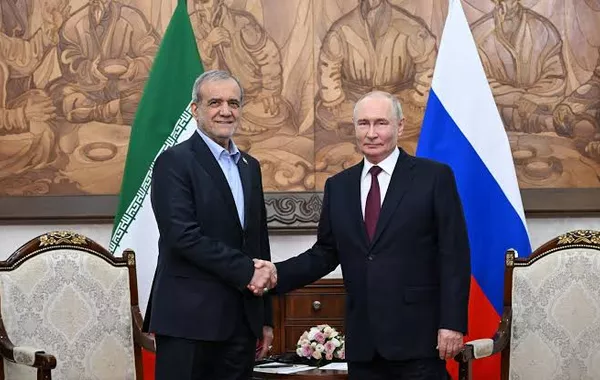 Russian, Iranian Leaders Hold Key Talks on Sidelines of SCO Summit in Kyrgyzstan